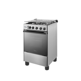 Midea 60 CM 4 Gas Silver (Class A)