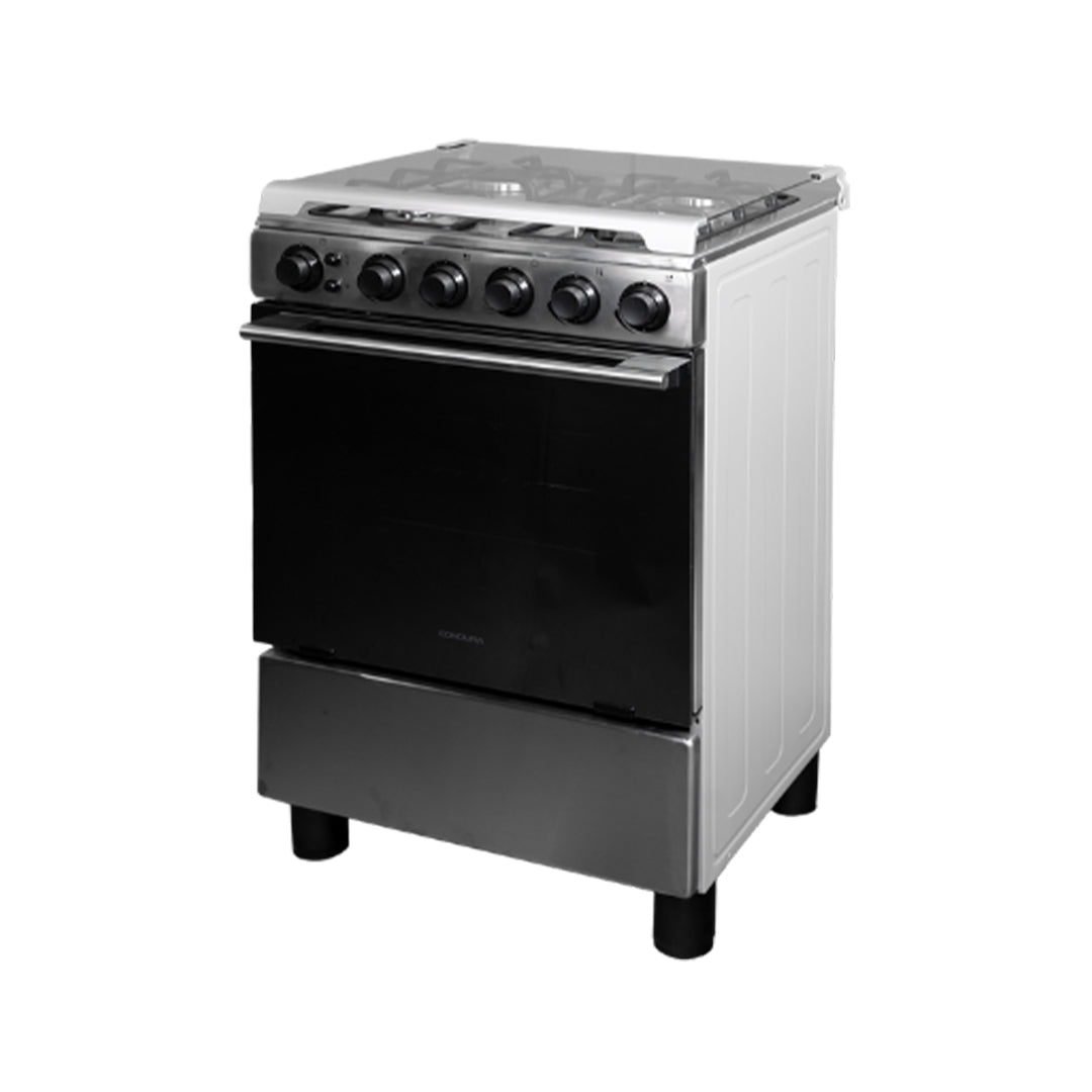 Condura 60CM Range, 4 Gas Burners, Mirror Oven (Class C)
