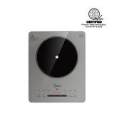 Midea 2200W Digital Induction Cooker, Glacier Silver (Class A)