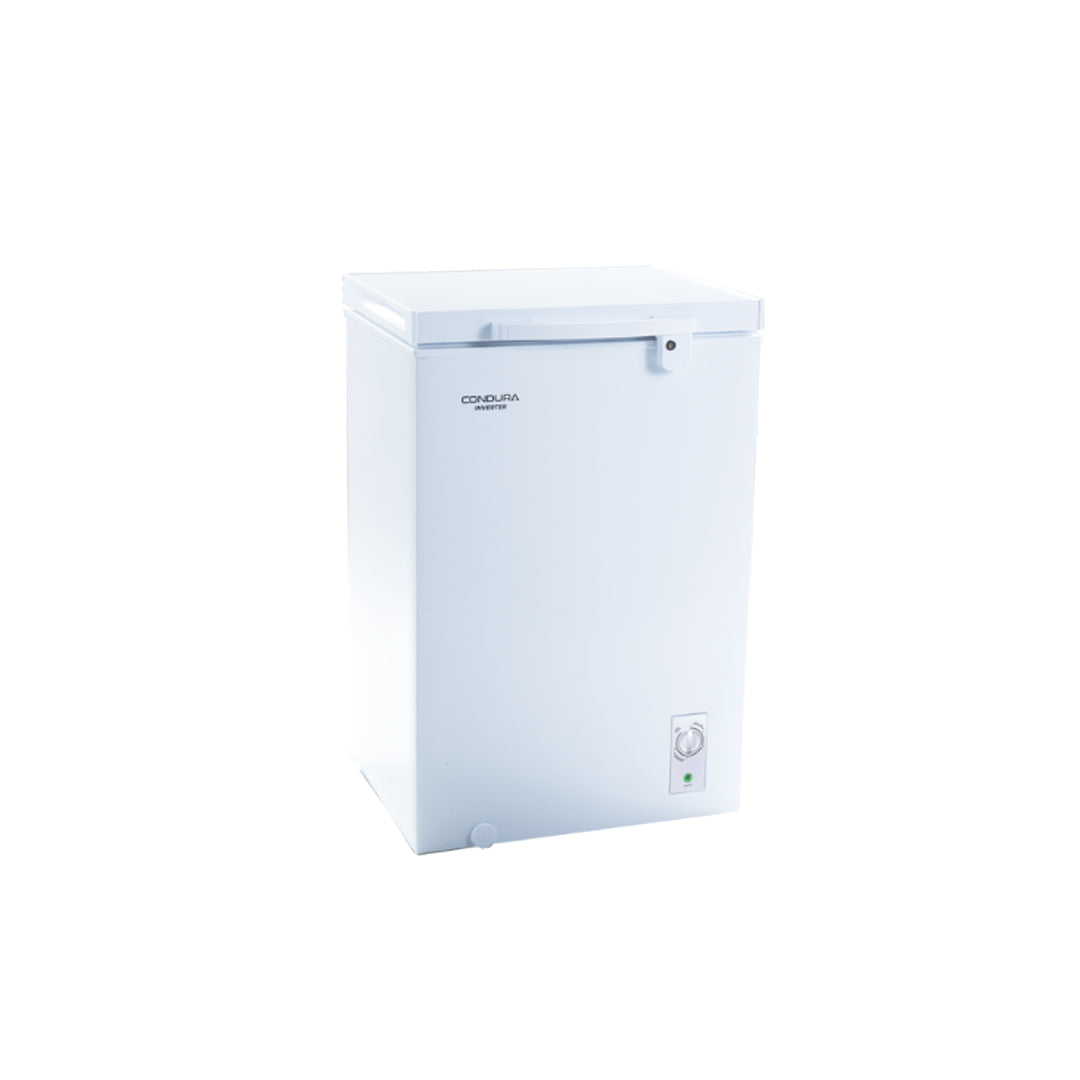 Condura 3.5 Cu. Ft. Chest Freezer Direct Cool Inverter Refrigerator, White CCF35DCi (Premium) RST