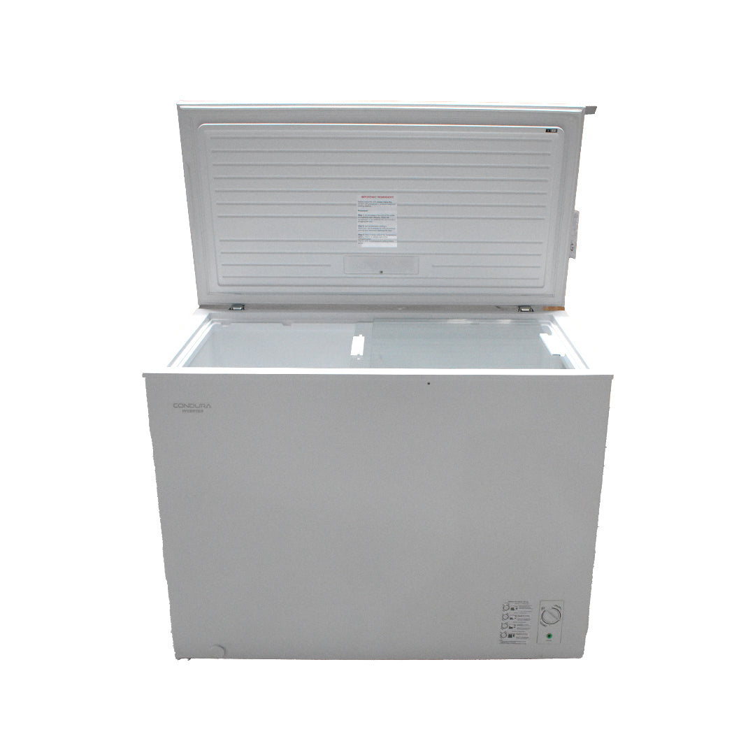 Condura 10.2 Cu.Ft. Chest Freezer Inverter Refrigerator, White CCF102DCI (Class C)