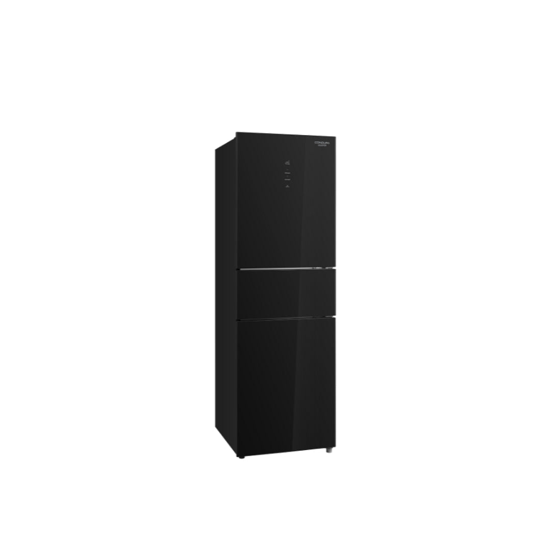 Condura 9.3 Cu.Ft. No Frost Bottom Freezer 3 Door Inverter Refrigerator CBF93iBG Black Gray (Class C)