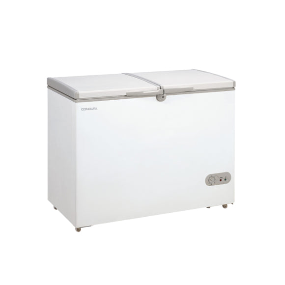 Condura 10 Cu.Ft. Negosyo Pro Dual Comparment Chest Freezer Non-Inverter Refrigerator CCF100DF (Premium) RST