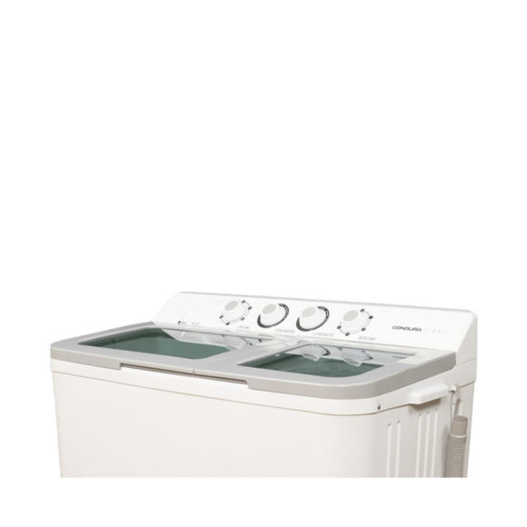 Condura 8.5 KG Crystal Lid, Twin Tub Washing Machine (Premium)