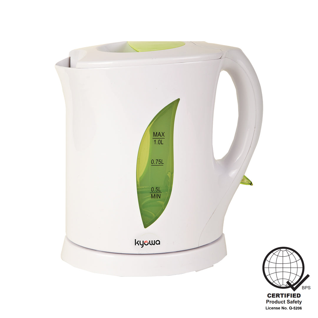 Kyowa 1.0L Electric Kettle Green K13195 (Class B)