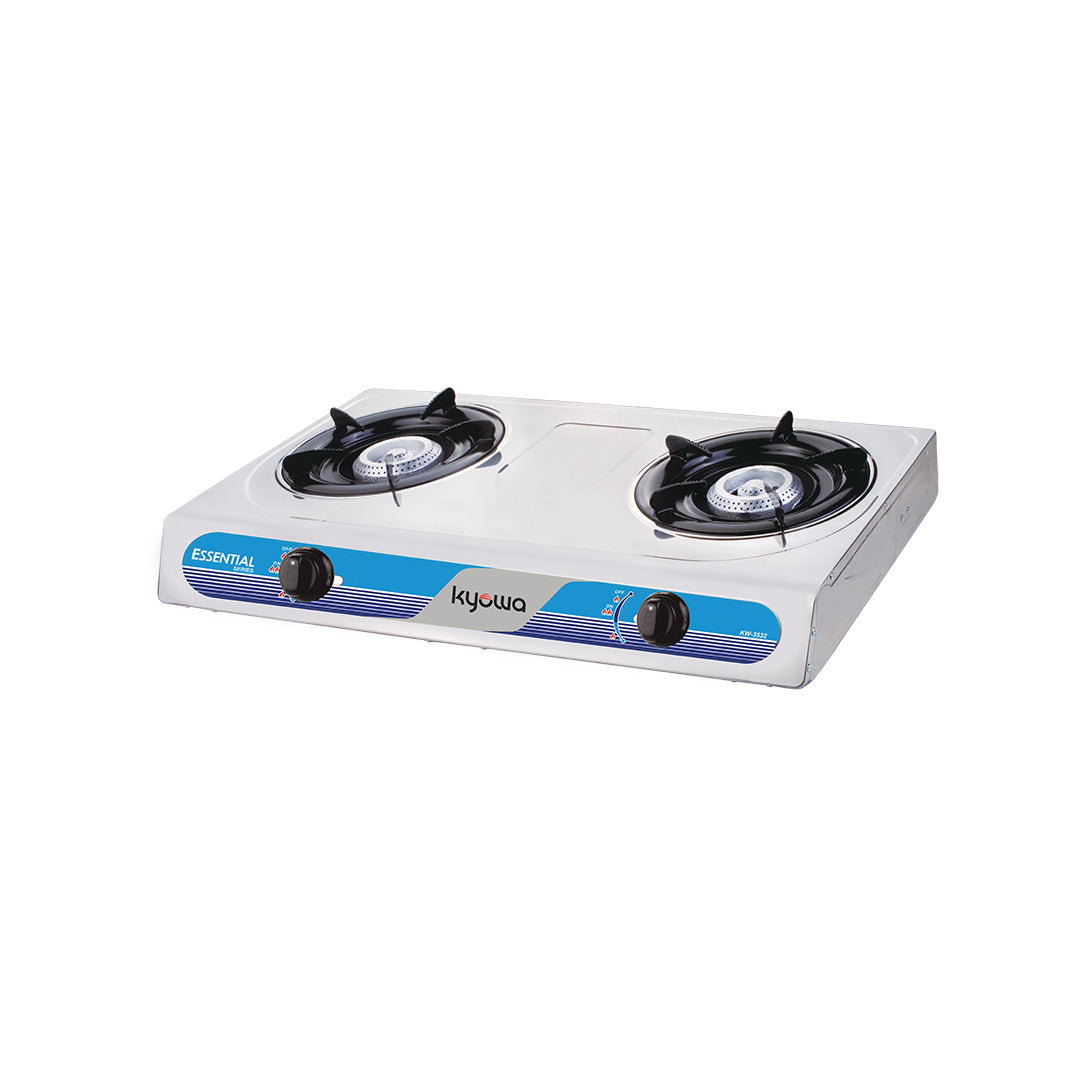 Kyowa Gas Stove 2-Burner CI S/S Body Silver ( Class B)
