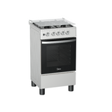 MIDEA GAS RANGE - 4 Gas Black 50CM VORTEX (Class A)