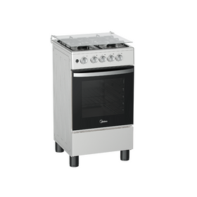 Midea 50 CM 4 Gas Vortex, Gas Range Black (Class B) - 0
