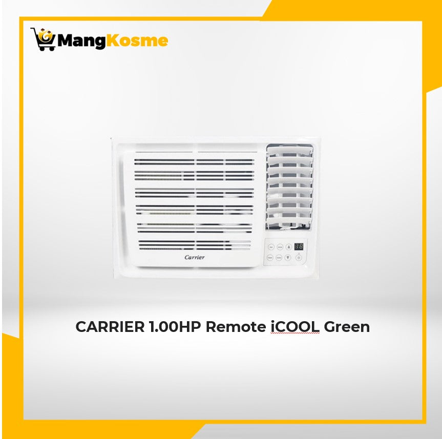 Carrier 1.00 HP Remote iCool Green Window-Type Air Conditioner (Class B)