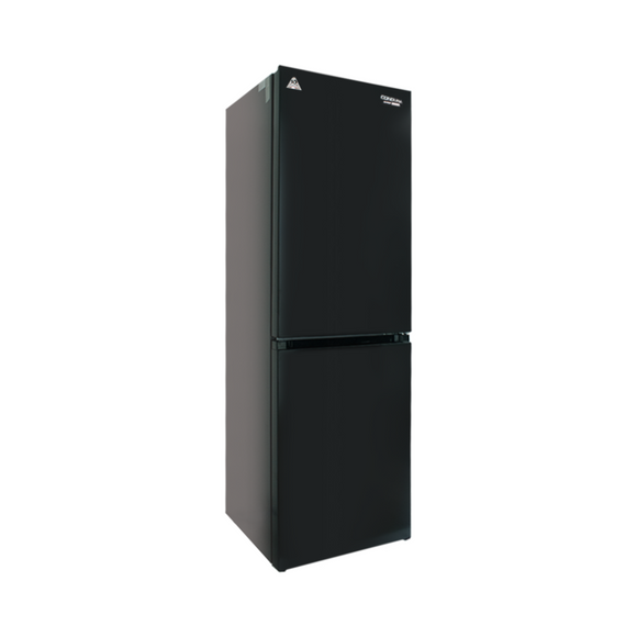 Condura 9 Cu. Ft. No Frost Bottom Freezer Inverter Refrigerator, Black Matte (Class B)