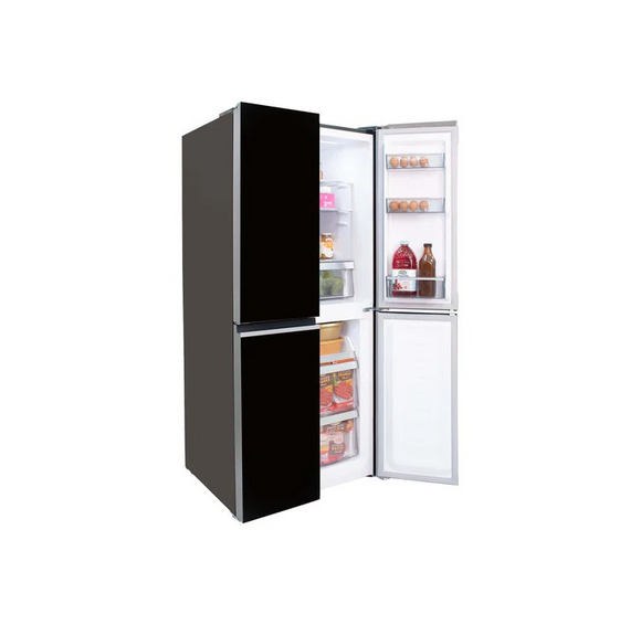 Condura 16.5 Cu. Ft. No Frost, Multi-Door Inverter Refrigerator, Black Glass CFD-522i (Class A)