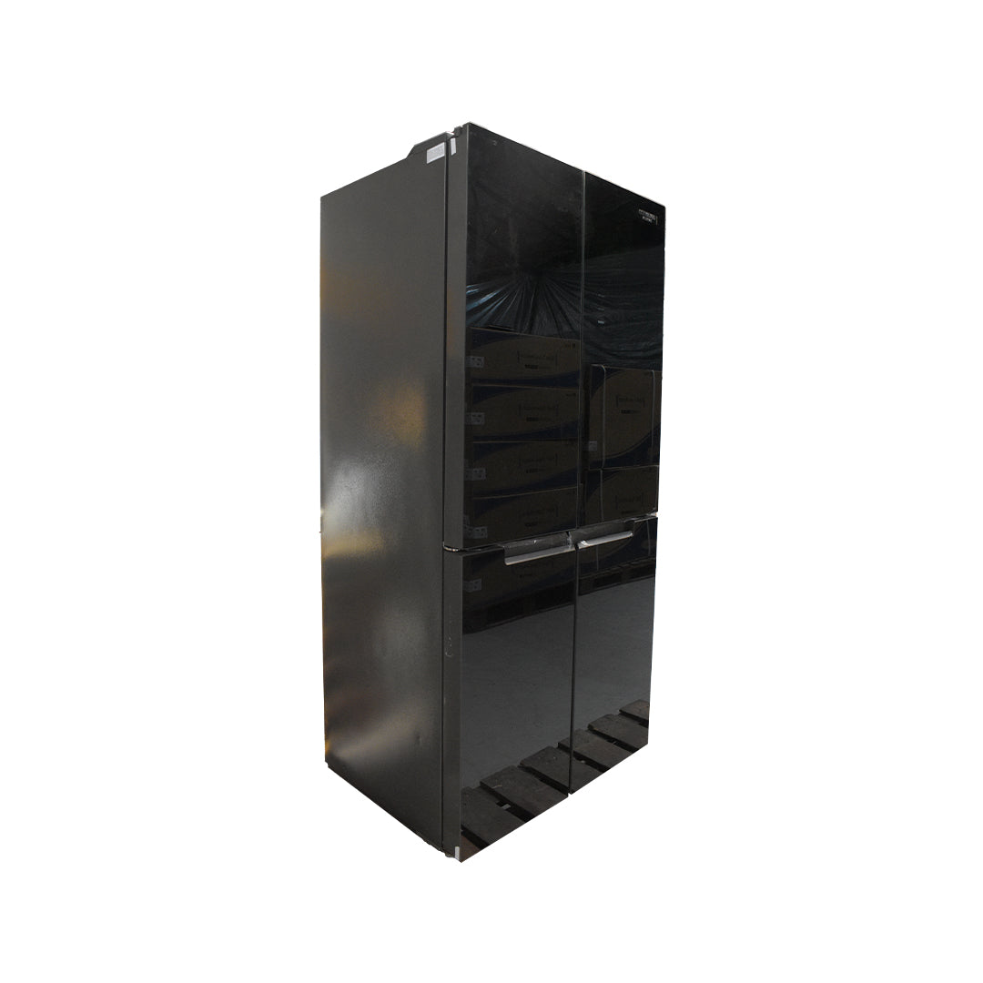 Condura 16.7 Cu.Ft. No Frost Multi-Door Inverter Refrigerator, Black Glass CMD183iB (Class C)