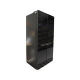 Condura 16.7 Cu.Ft. No Frost Multi-Door Inverter Refrigerator, Black Glass CMD183iB (Class C)