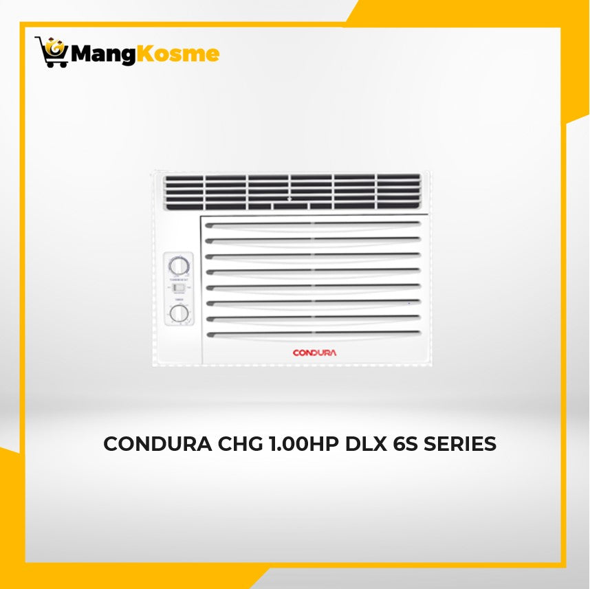 condura-window-type-chg 6s series-1.00 hp-aircon-front-view-mang-kosme