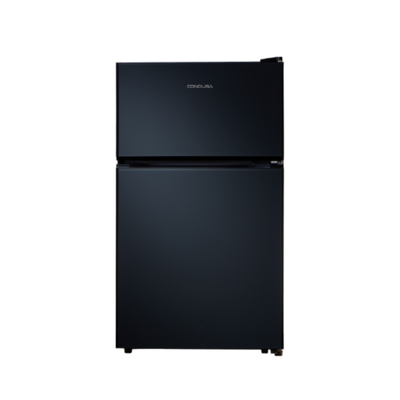 Condura 3.1 Cu. Ft .Two Door, Manual Defrost, Personal Refrigerator, Black Glass, CPR90TD (Class A)
