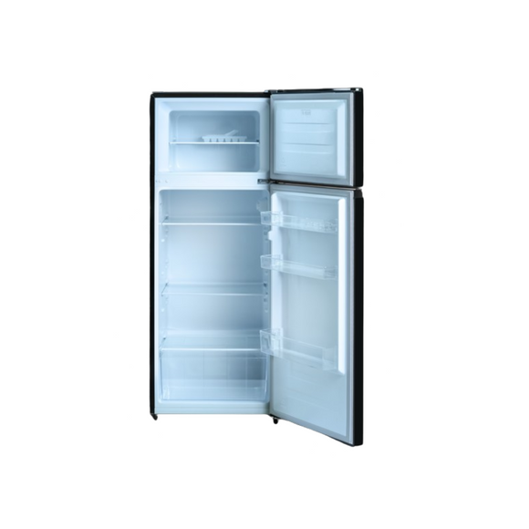 condura-direct-cool-7.3-cubic-feet-2-door-manual-inverter-refrigerator-black-full-open-door-view-mang-kosme