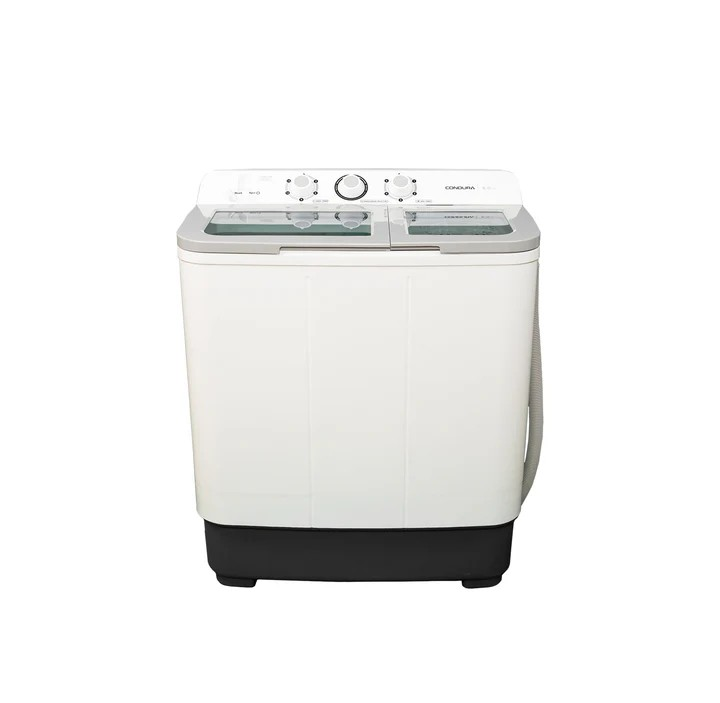 Condura 6 KG Style Crystal Lid, Twin Tub Washing Machine (Class C)