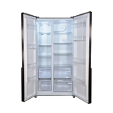 Condura 20 Cu. Ft. No Frost Inverter Side-by-Side Refrigerator Black Glass Door CSS-562i (Class B)