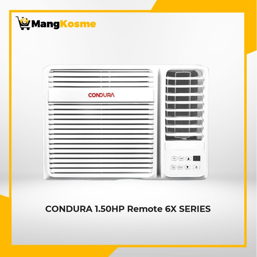 Condura 1.50 HP Remote 6X+ Series Window-Type Air Conditioner (Class B)
