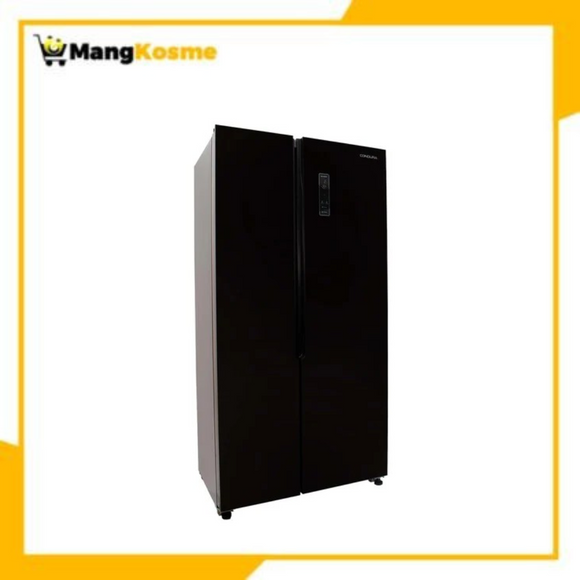 Condura 18.8 Cu. FT. No Frost Fully Auto, Side by Side Inverter Refrigerator, Black Glass, CSS-564i (Class A)