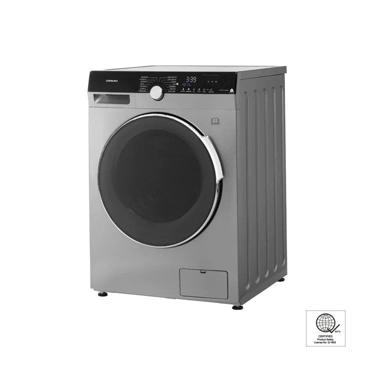 Condura 10 KG Front Load Combo Inverter Washing Machine Silver (Class A)