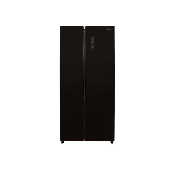 Condura 15.6 Cu. Ft. Icon No Frost Side by Side, Inverter Refrigerator, Black Glass CSS-472i (Class C)