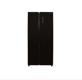 Condura 15.6 Cu. Ft. Icon No Frost Side by Side, Inverter Refrigerator, Black Glass CSS-472i (Class B)