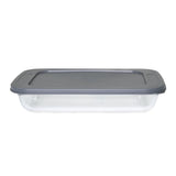 Masflex 1.6L Rect Glass Bakeware With Lid FE-GB16 (Premium)