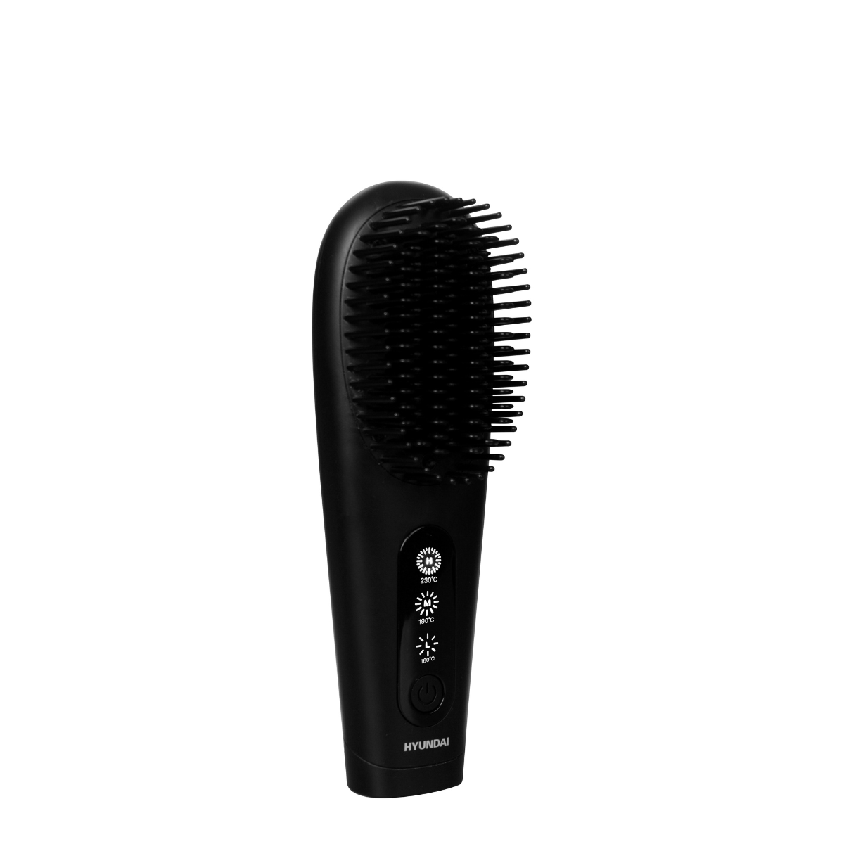 Hyundai Hair Straightener Brush Cordless Black HC-204 (Premium)