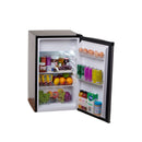 Kelvinator 4 Cu.Ft. Standard manual Defrost Personal Refrigerator, Silver Black, KPR122MN-R (Class A)-4