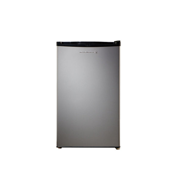 Kelvinator 4 Cu.Ft. Standard manual Defrost Personal Refrigerator, Silver Black, KPR122MN-R (Class A)