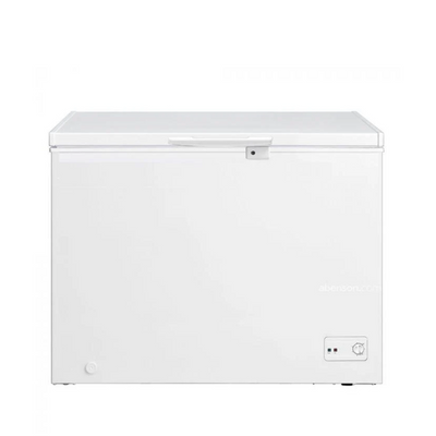 Midea 10.5 Cu.Ft. Manual Chest Freezer Refrigerator (Class A) + FREE Rabbit 1.5 L C Rice Cooker, Chrome MKB3 - 0