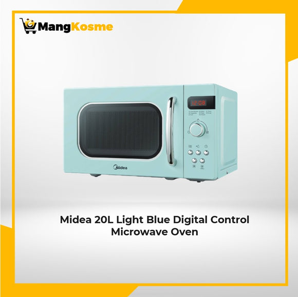 MIDEA 20L Light Blue Digital Control Microwave Oven (Class A)