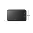 Midea 20 L Mechanical Inverter Microwave Oven, Black (Class B)-2