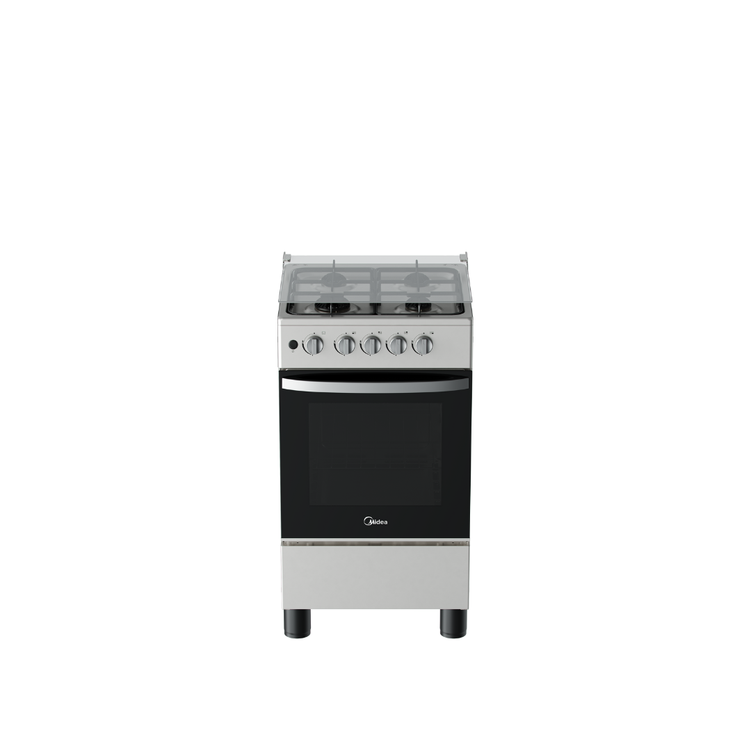 MIDEA GAS RANGE - 4 Gas Black 50CM VORTEX (Class A)