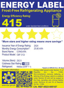 Condura 10 Cu. Ft. No Frost Bottom Freezer Inverter Refrigerator, Black Matte, CBF312i (Class A)-8