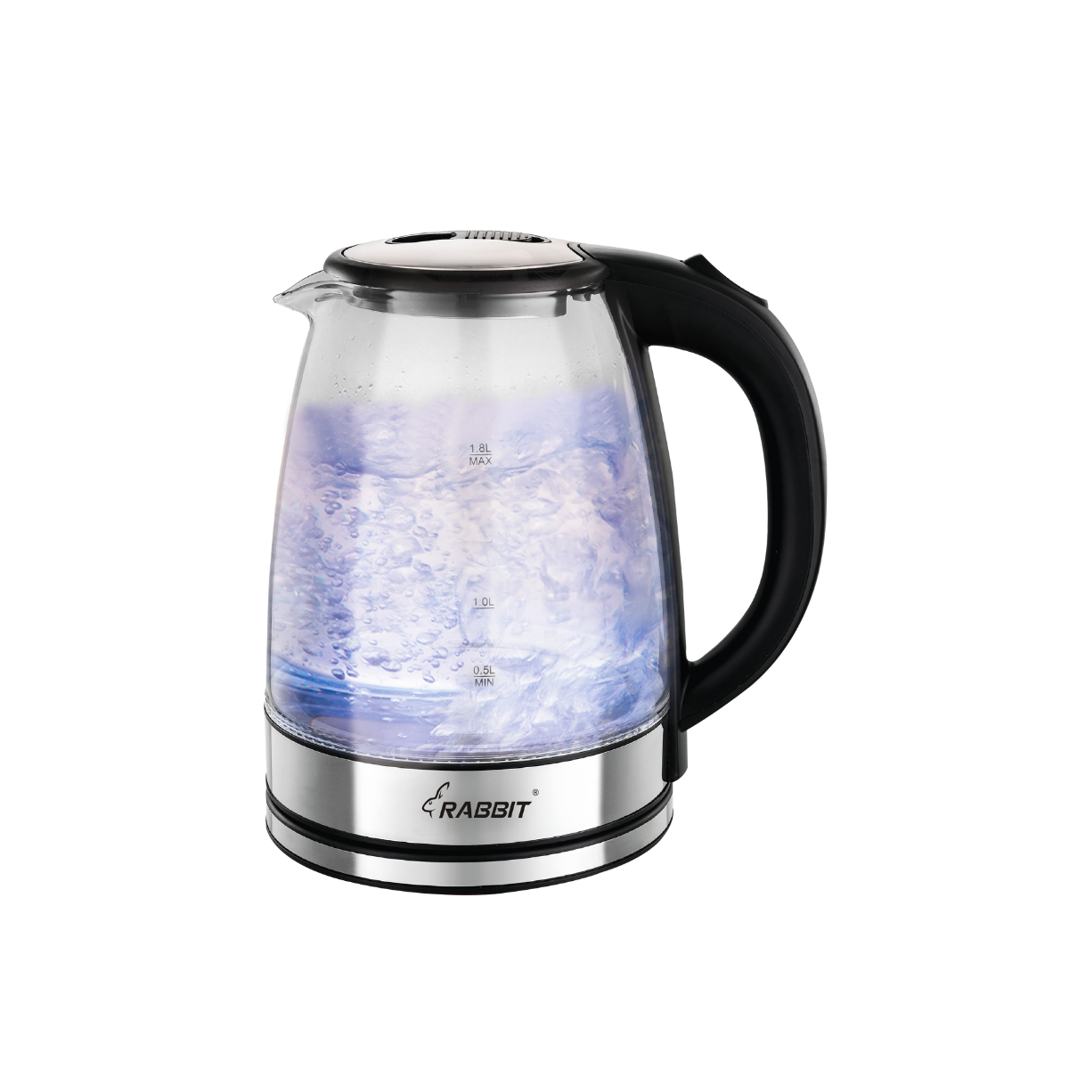 Rabbit 1.8 L Electric Kettle, Glass body (Premium)