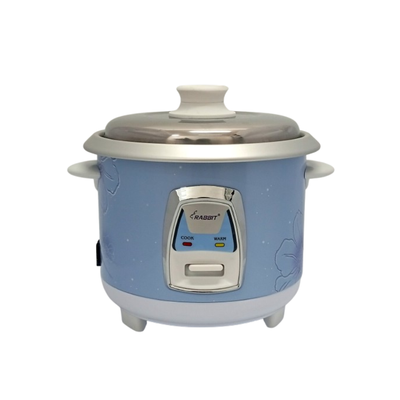 Rabbit 1.2 L Rice Cooker, Blue (Premium)