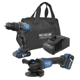 Hyundai BL Hammer drill + BL Angle Grinder S02-FTB (Premium)