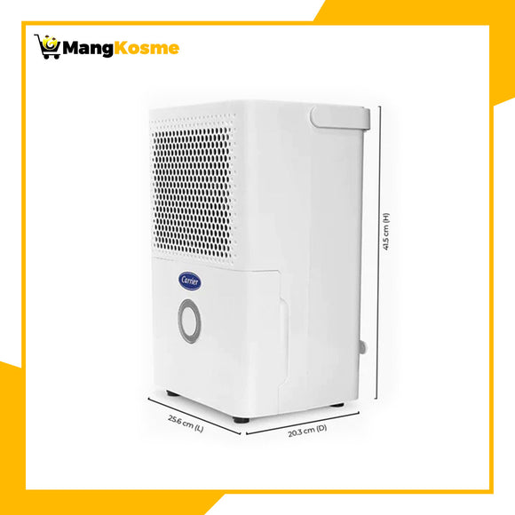Carrier 12 L White Dehumidifier (Class B)