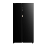 Toshiba 21.3 Cu.Ft. Side by Side No Frost Inverter Refrigerator Black Glass (Class A)