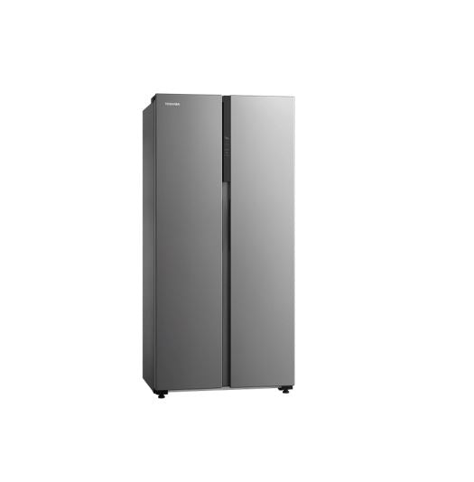 Toshiba 16 Cu. Ft. Side by Side Smart No Frost Refrigerator, Silver (Class A)