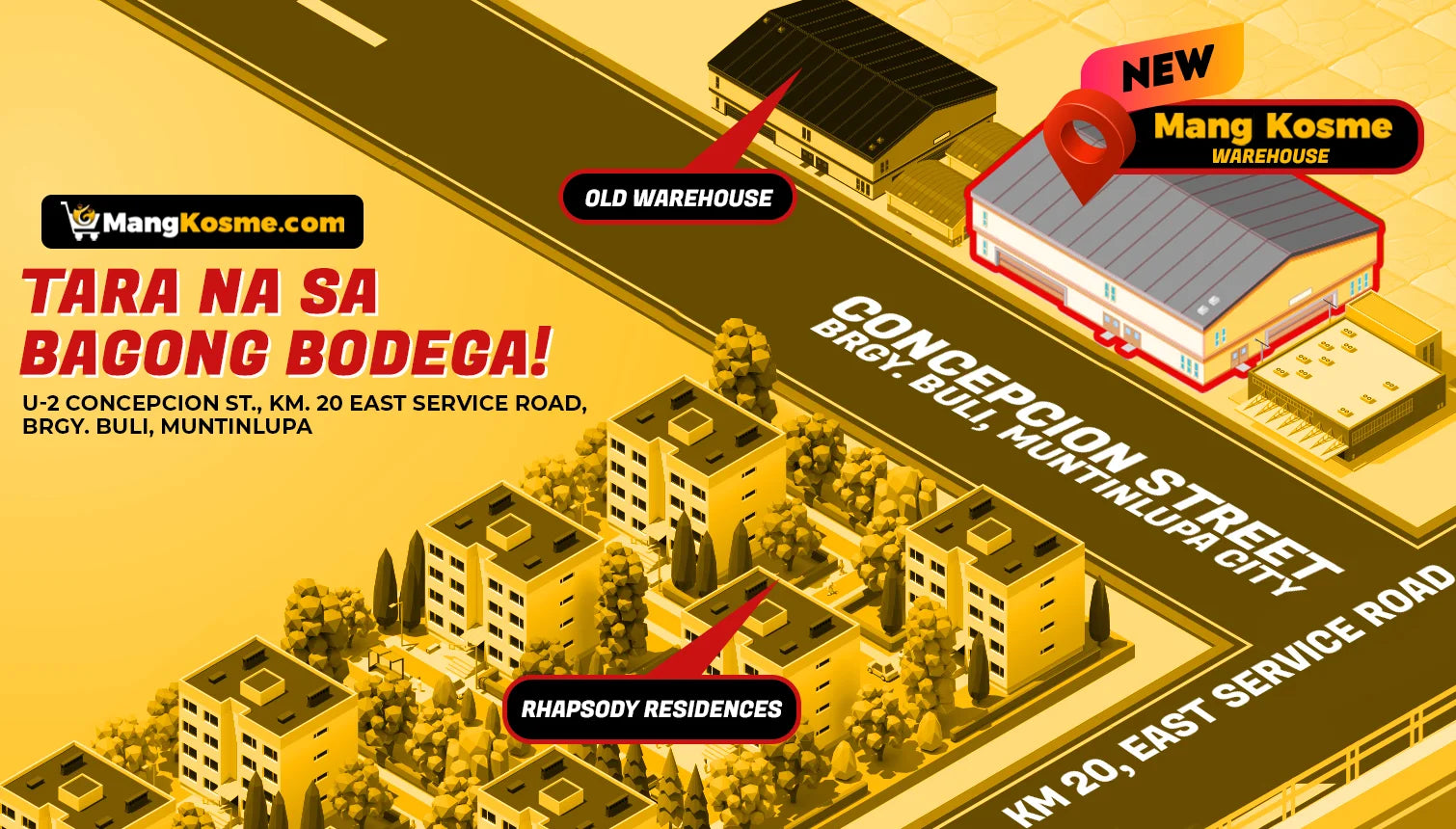 Banner slider warehouse location