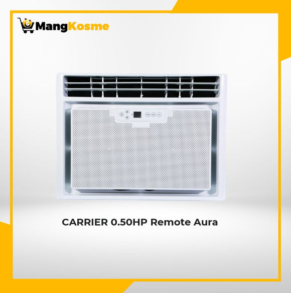 carrier-0.5 hp-remote aura-window type-aircon-front view