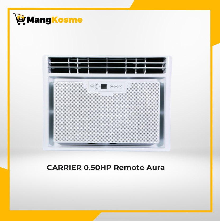 carrier-0.5 hp-remote aura-window type-aircon-front view