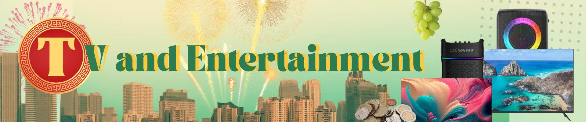 Collection banner desktop tv