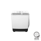 Condura 12 KG Twin Tub Washing Machine, Gray (Class B)