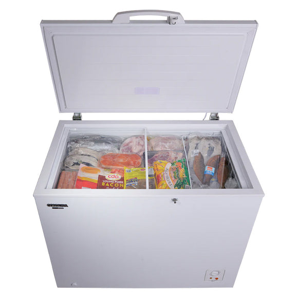 Condura 8.3 Cu. Ft. Chest Freezer Manual Inverter Refrigerator, White CCF250Ri (Class C)
