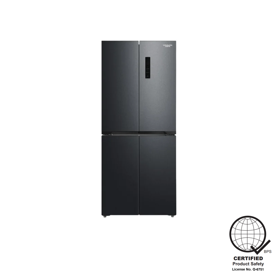 Condura 14.4 Cu.Ft. No Frost Multi-Door Inverter Refrigerator Titanium Steel CMD144TSi (Class B)
