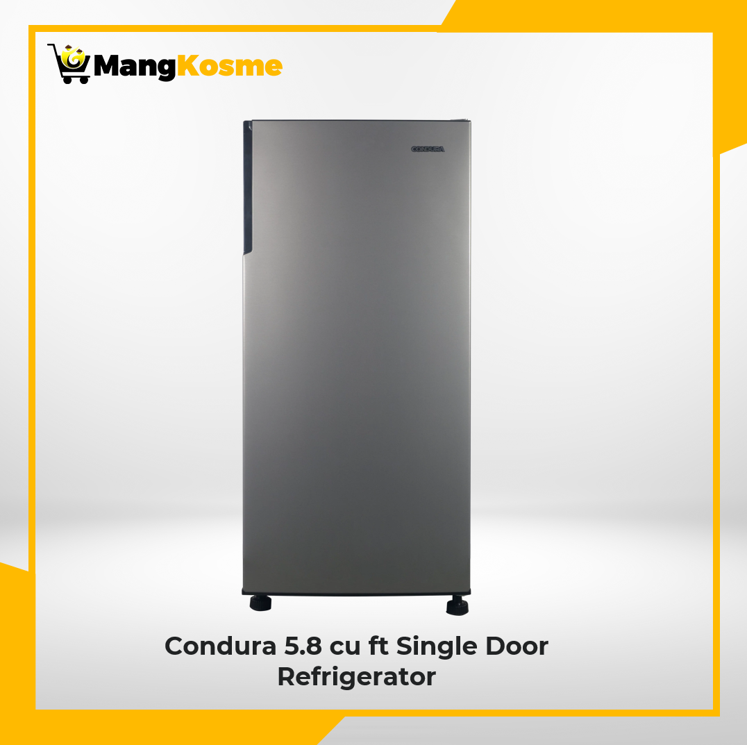 condura-single-door-5.8-cubic-feet-refrigerator-front-view-mang-kosme